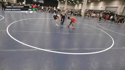 126 lbs Cons. Semis - Jamiel Castleberry, The Wrestling Academy vs Jordan Manyette, American Dream Wrestling Club