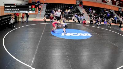 60 lbs Cons. Semi - Colton Stolitca, Mt. Pleasant vs Kyler Zuzak, Hempfield