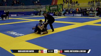 Gabriel José Oliveira A. Dos San vs Diego Alves Dos Santos 2025 Brasileiro Jiu-Jitsu IBJJF