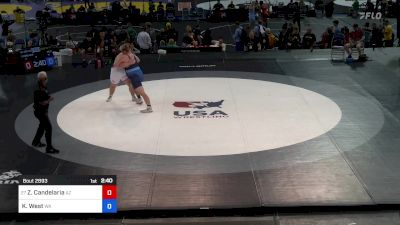 285 lbs Cons 32 #2 - Zayne Candelaria, AZ vs Kade West, WA