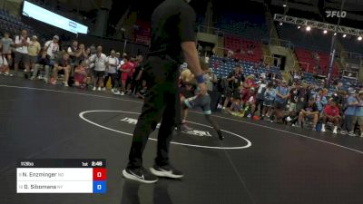 113 lbs Semis - Nicolas Enzminger, ND vs Dunia Sibomana, NY