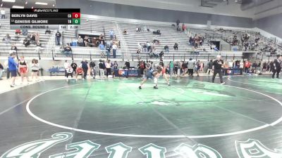 U20 Women - 68 lbs Cons. Round 6 - Berlyn Davis, CA vs Genesis Gilmore, TN