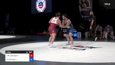 215 lbs Final - Michael Calcagno, IL vs Soren Pirhoun, VA