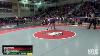 143 lbs Semifinal - Casey Otero, Norwalk vs Angela Milojkovic, Palm Desert