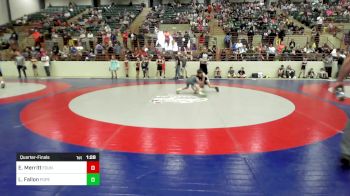 73 lbs Quarterfinal - Elijah Merritt, Foundation Wrestling vs Lathan Fallon, Pope Junior Wrestling Club