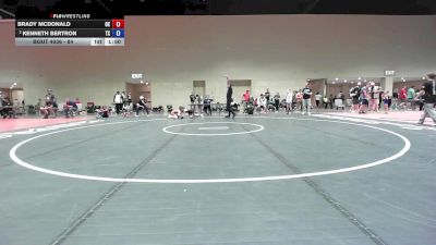 84 lbs Champ. Round 2 - Kenneth Bertron, TX vs Brady McDonald, OK