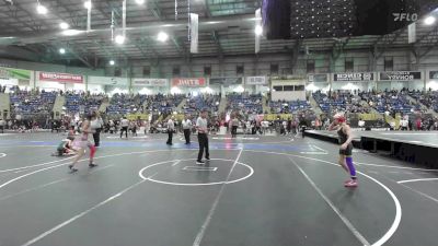 100 lbs Round Of 32 - Marco Medina, Centauri Middle School vs Jordyn Abernathy, Burlington