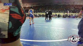 100 lbs Consi Of 8 #1 - Weslee Frith, Duncan Demon Wrestling vs Nevaeh Davis, Owasso Takedown Club