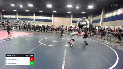 150 lbs Round Of 32 - Alexandros Kosmitis, Servite HS vs Sam Weinberg, La Costa Canyon HS