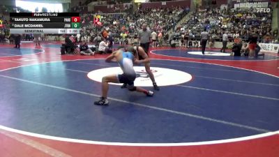 4A 113 lbs Semifinal - Dale Mcdaniel, Joe T. Robinson High School vs Takuto Nakamura, Pulaski Academy High School