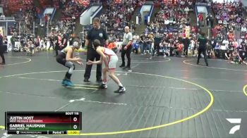 100 lbs Cons. Semi - Gabriel Hausman, Dark Horse WC vs Justin Host, West Michigan Defenders