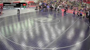 105 lbs Champ. Round 1 - Marissa McGinnis, Dallas vs Maya Ferguson, Newberg