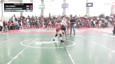 109 lbs Rr Rnd 1 - Ava Fodera, Poway Wrestling vs Summer Mutschler, Cavalier Wc