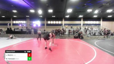 190 lbs Consi Of 8 #1 - Luka Bojicic, La Costa Canyon HS vs Wyatt Hanssen, Wasatch WC