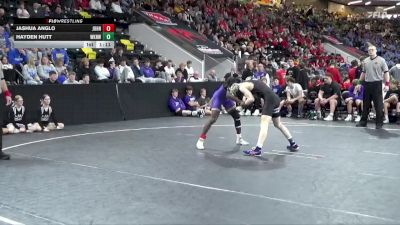 132 lbs Quarterfinal - Hayden Hutt, Waukee Northwest vs Jashua Anglo, Johnston