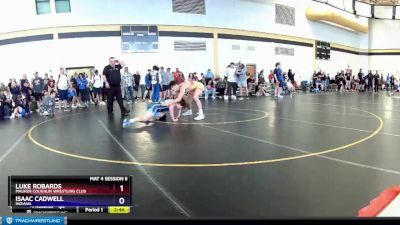160 lbs Cons. Round 4 - Luke Robards, Maurer Coughlin Wrestling Club vs Isaac Cadwell, Indiana