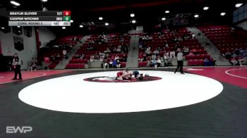 126 lbs Cons. Round 2 - Cooper Witcher, Bentonville West High School vs Braylin Slover, TUTTLE