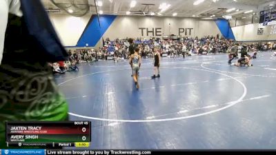 75 lbs Quarterfinal - Avery Singh, Westlake vs Jaxten Tracy, Aviators Wrestling Club