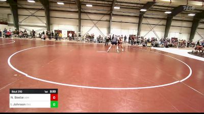 285 lbs Round Of 16 - Nick Beebe, Southern Maine vs Isaiah Johnson, Delaware Valley