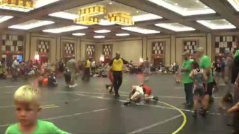 92 lbs Round 4 (6 Team) - Porter Adams, Upper Twp Green Hornets vs Collin Beattie, Armory Red