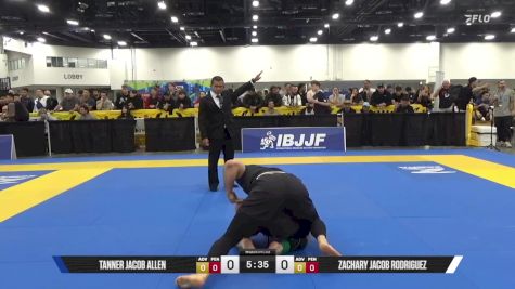 Zachary Jacob Rodriguez vs Tanner Jacob Allen 2025 World IBJJF Jiu-Jitsu No-Gi Championship