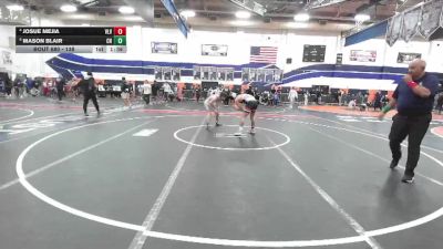 138 lbs Quarterfinal - Mason Blair, Clovis North vs Josue Mejia, Valley View