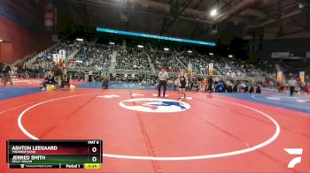 4A-132 lbs Cons. Semi - Jerred Smith, Kelly Walsh vs Ashton Leegaard, Thunder Basin