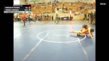 144 lbs 7th Place Match - Trinidy Campbell, Wilmington Ladies Freestyle Wr vs Brooklyn Thomas, Boardman