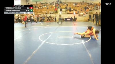 144 lbs 7th Place Match - Trinidy Campbell, Wilmington Ladies Freestyle Wr vs Brooklyn Thomas, Boardman