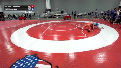 132 lbs Maxwell Bradley, Oklahoma Blue vs Easton Olson, Team Utah