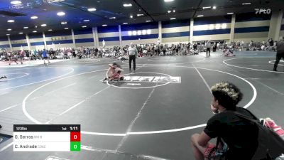 123 lbs Quarterfinal - Gabriel Serros, NM BadBoyz vs Cash Andrade, Coachella Valley WC