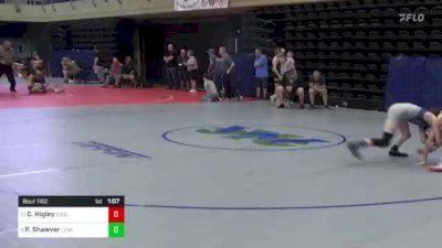 100 lbs Consi Of 8 #2 - Caden Higley, Sidney, NY vs Paxton Shawver, Lewistown, PA