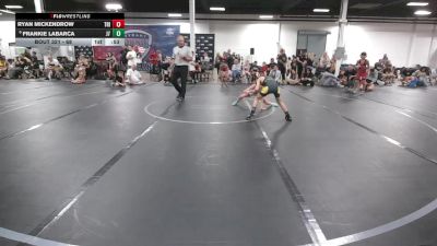 68 lbs Semifinal - Frankie LaBarca, Jersey 74 vs Ryan Mickendrow, Triumph
