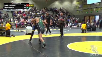 142 lbs Cons. Round 2 - Danny Tran, Smedberg Middle School vs Jude LeGarreta, Clark