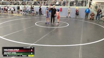 92 lbs Quarterfinal - Wolfgang Steele, Fairbanks Wrestling Club vs Bennett Sorg, Bethel Freestyle Wrestling Club