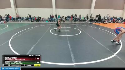 112-114 lbs Round 1 - Evelyn Fuentes, Prosper Talons Wrestling vs Eli Ramirez, Brazos Valley Wrestling Club