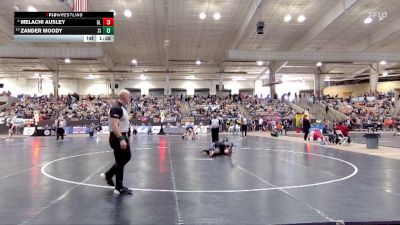 A 215 lbs Champ. Round 1 - Zander Moody, Signal Mountain High School vs Melachi Ausley, Glencliff High School