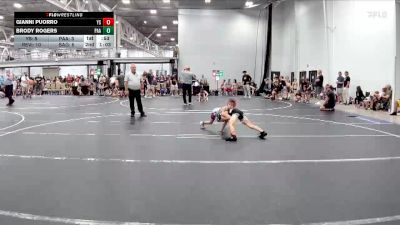 56 lbs Round 6 (8 Team) - Brody Rogers, PA Alliance vs Gianni Puorro, Yale Street