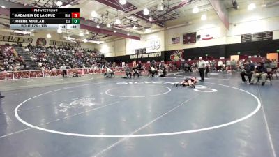 135 lbs Cons. Round 7 - Jolene Aguilar, Santa Ana Valley vs Madahlia De La Cruz, Mayfair