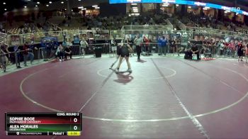 100 lbs Cons. Round 2 - Alea Morales, Celebration vs SOPHIE BOOE, Palm Harbor University