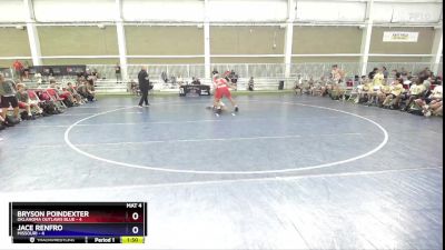 190 lbs Placement Matches (8 Team) - Bryson Poindexter, Oklahoma Outlaws Blue vs Jace Renfro, Missouri