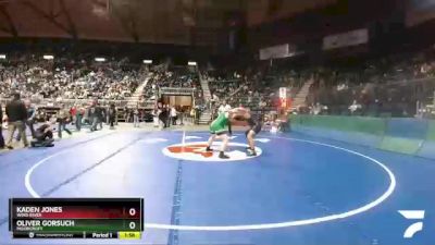 2A-220 lbs Quarterfinal - Oliver Gorsuch, Moorcroft vs Kaden Jones, Wind River