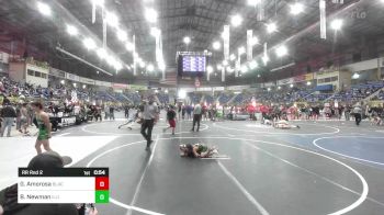 Rr Rnd 2 - Gino Amorosa, Black Fox Wr Ac vs Bentley Newman, Illinois Valley Youth Wrestling