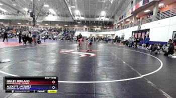 110 lbs Cons. Round 6 - Hailey Holland, Missouri Valley College vs Alexsys Jacquez, University Of Saint Mary