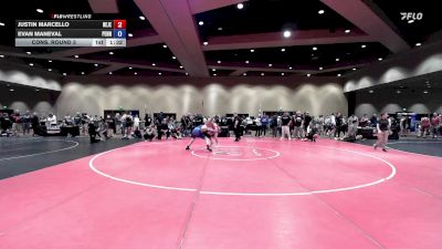150 lbs Cons. Round 3 - Justin Marcello, New Jersey vs Evan Maneval, Pennsylvania