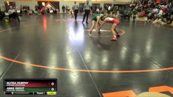 100 lbs Cons. Round 2 - Abbie Grout, Highland, Riverside vs Alyssa Murphy, Dubuque Hempstead