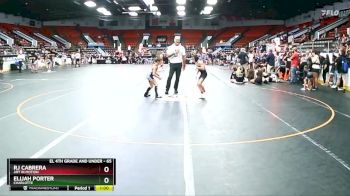 65 lbs Semifinal - Elijah Porter, Charlotte vs Rj Cabrera, Art In Motion