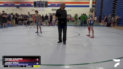 119 lbs Cons. Round 3 - Jarren Engle, Shenandoah Valley Wrestling Club vs Topher Scrapper, NOVA Wrestling Club