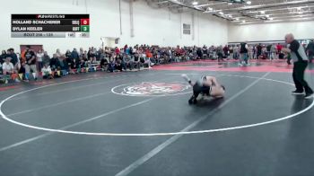 139 lbs Cons. Round 2 - Holland Schacherer, Dawson-Boyd - Lac Qui Parle - Montevideo United vs Dylan Keeler, Buffalo