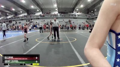 60 lbs Cons. Round 5 - Ely Rose, Palmyra Youth Wrestling Club-AAA vs Henry Hunsel, Greater Heights Wrestling-AAA